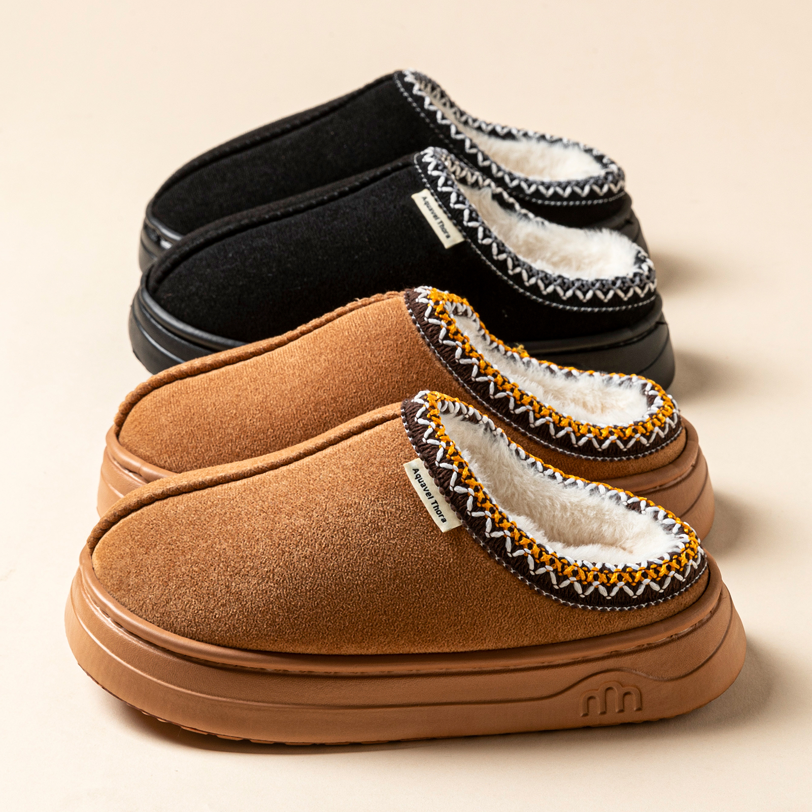 Men'S Shoes Daily Use - Winter Anti-slip Women's Soft Slipper Boots