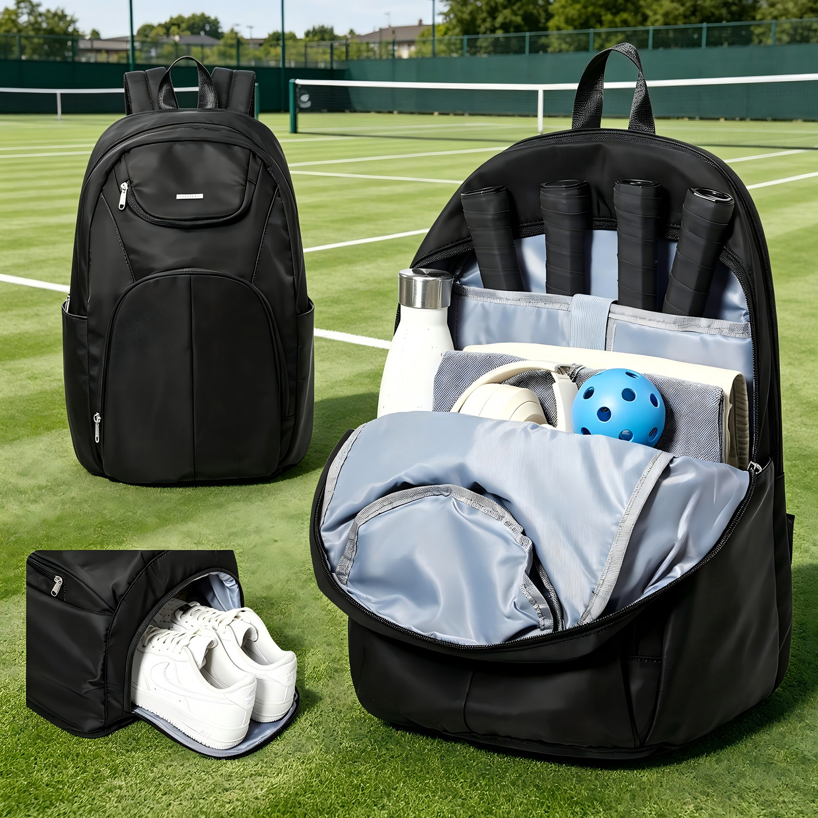 Men Shoes Men - Tennis Bag Tennis Backpack 2 Rackets