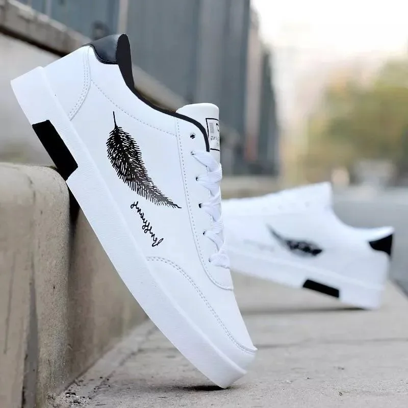 Men'S Shoes Daily Use - Men Sneakers 2024 Summer Men's White