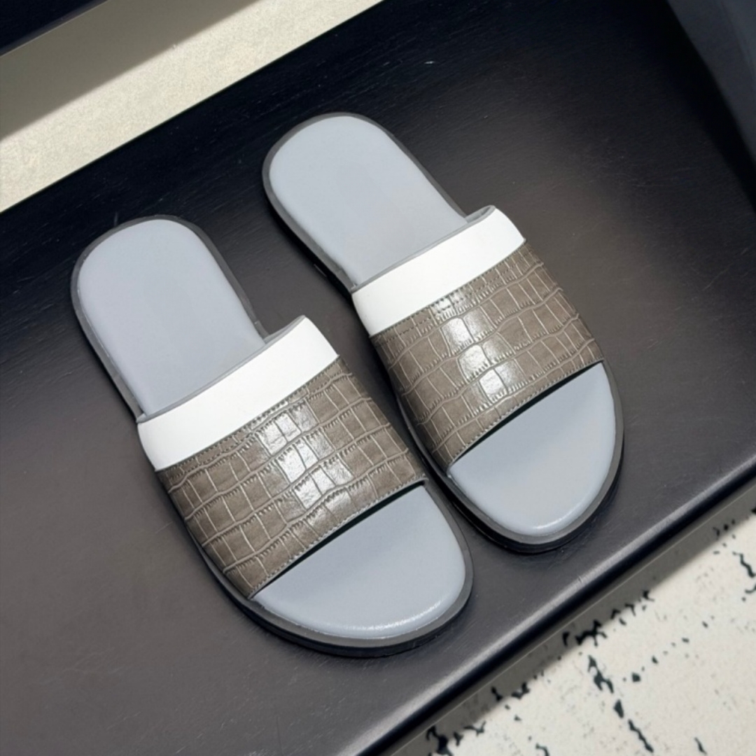 Men Shoes Marks - Handmade Cowhide Sandals Luxury Brand Men's
