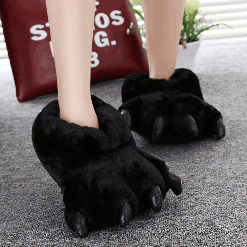 Men Shoes Men - Size 35-43 Black Animal Paw Shoes