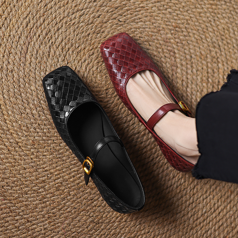 Men Shoes Men - Woven Flat Bottom Mary Jane Women's