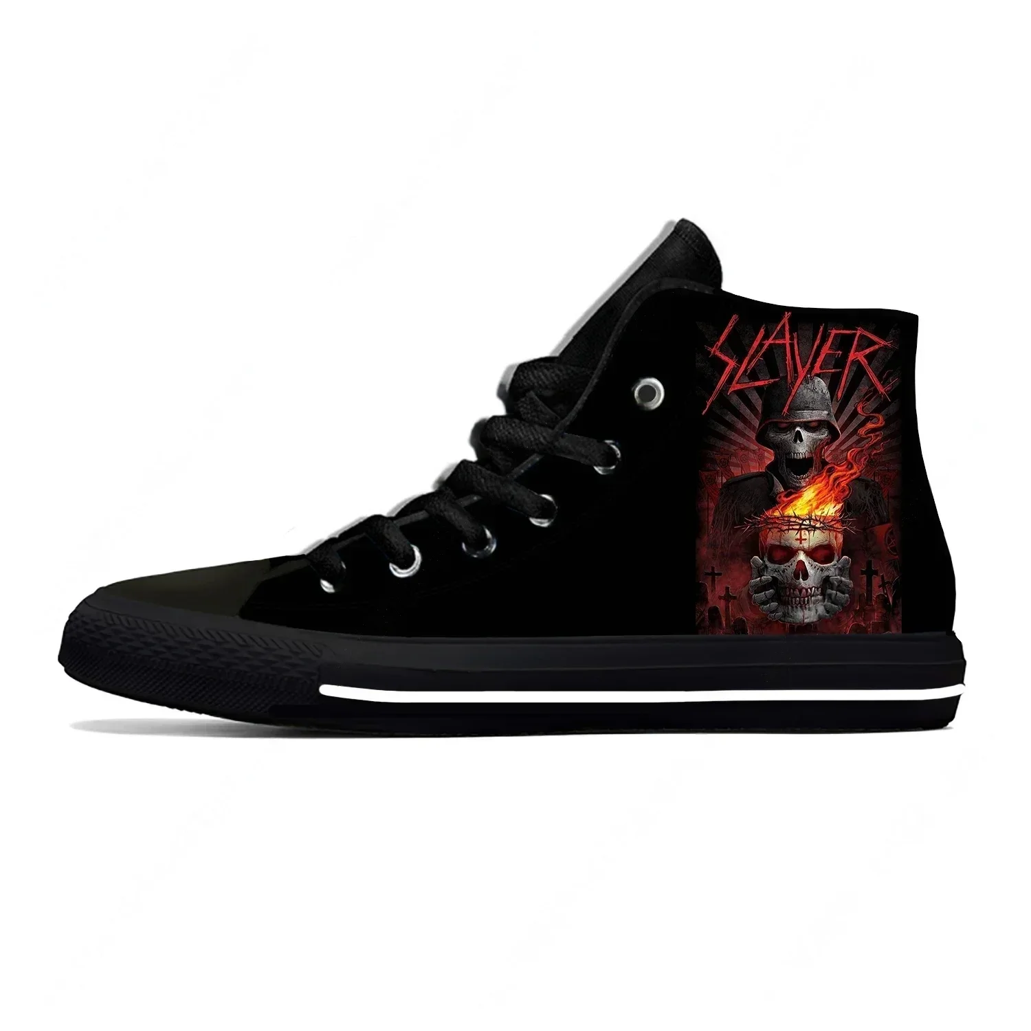 Men Shoes Marks - Slayer Heavy Metal Rock Band Horror