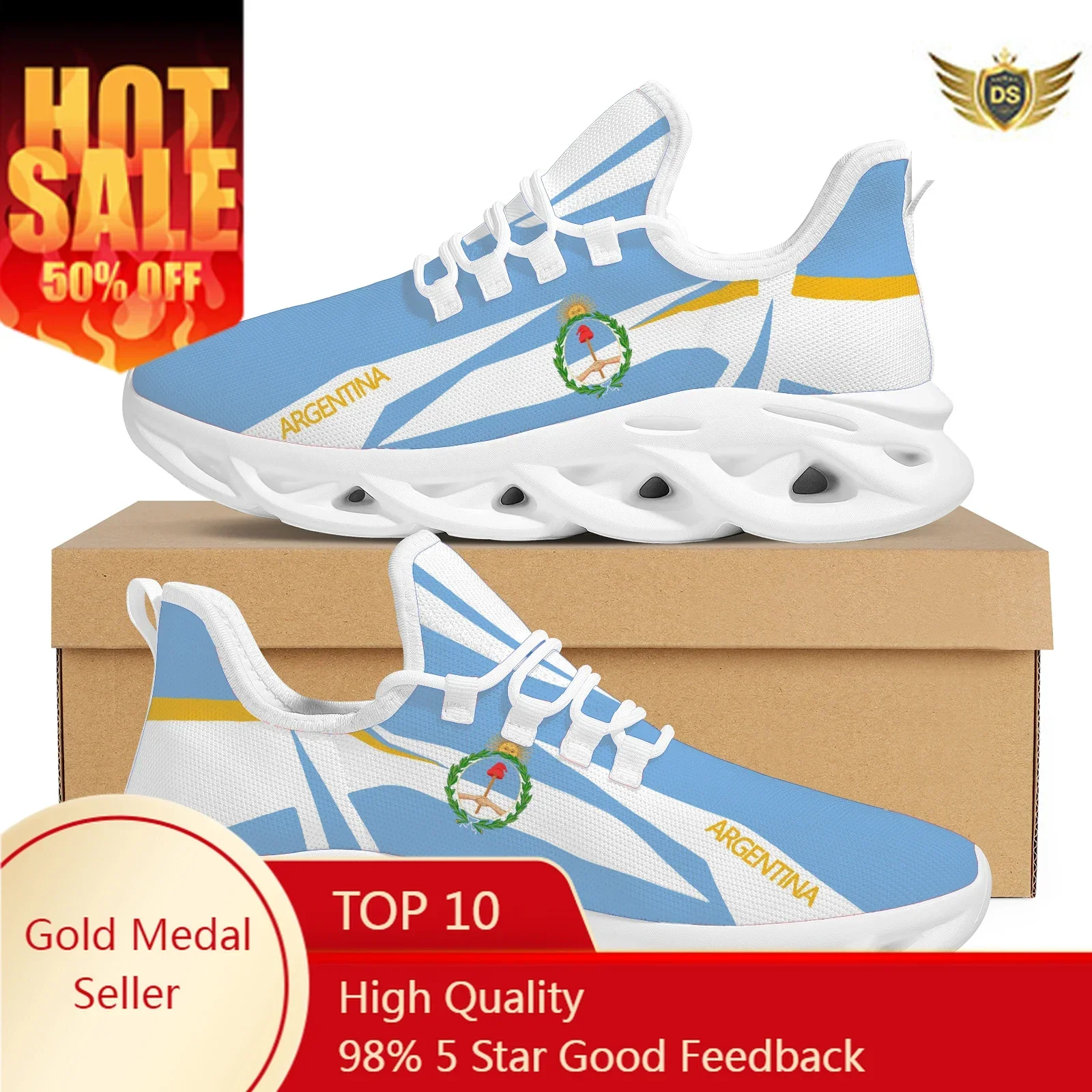 Men'S Shoes Liberty - Argentina Flag Design Casual Shoes Sun