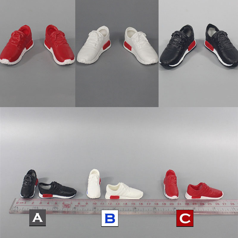 Men Shoes Runners - 1/6 Men Soldier Sneakers Shoes Fashion