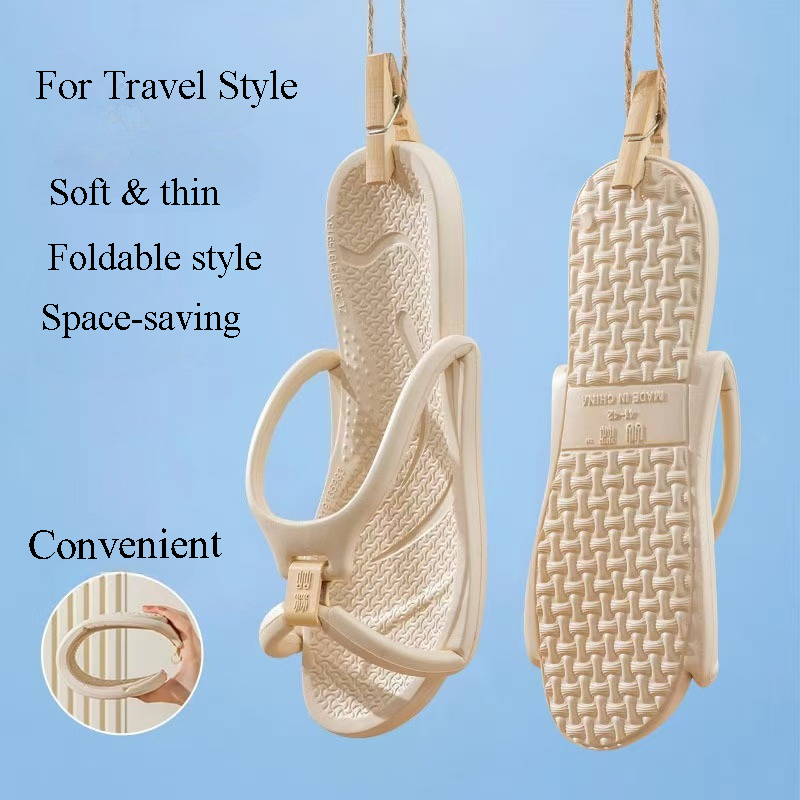 Men Shoes Men - Foldable Travel Slippers Unisex EVA Flip