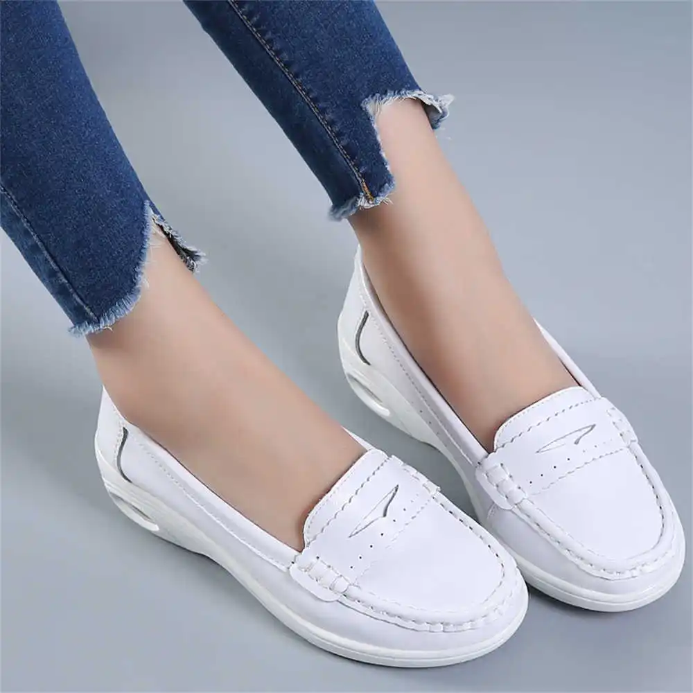 Thick Sole Slipon White Traine - Men'S Shoes Good For Flat Feet review and price