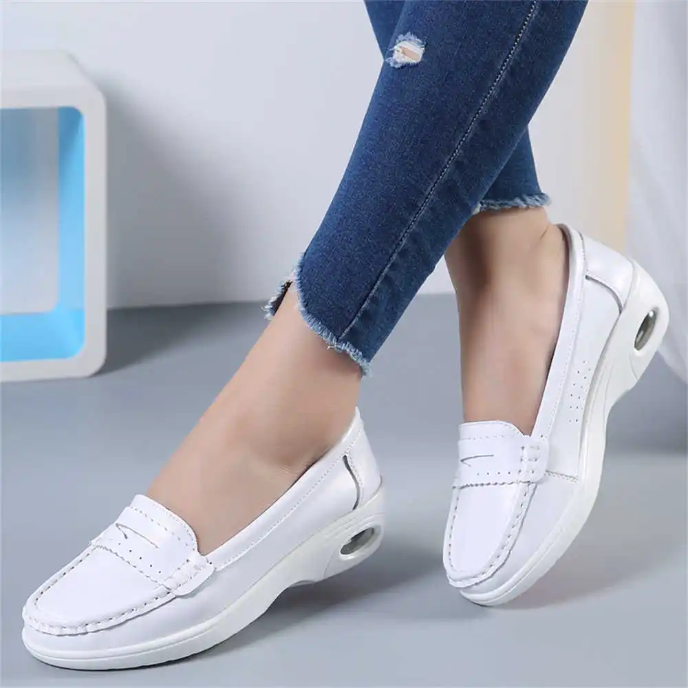Thick Sole Slipon White Traine - Men'S Shoes Good For Flat Feet review and price