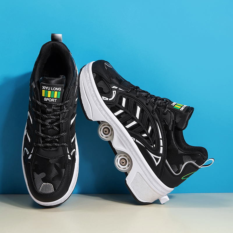 4 Wheels Retractable Roller Sk - Men Shoes Men review and price