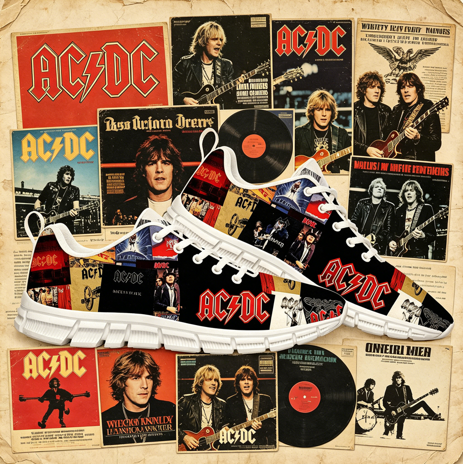 AC Rock Band DC Custom Printed - Men'S Shoes Dc review and price