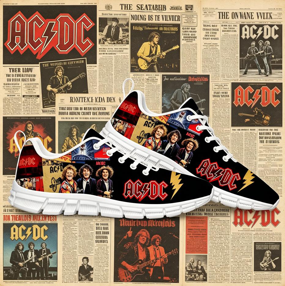 AC Rock Band DC Custom Printed - Men'S Shoes Dc review and price