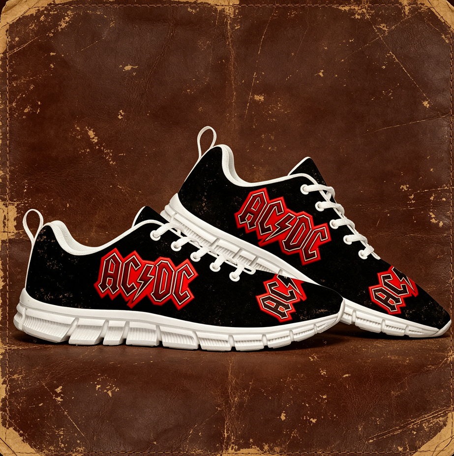 AC Rock Band DC Custom Printed - Men'S Shoes Dc review and price
