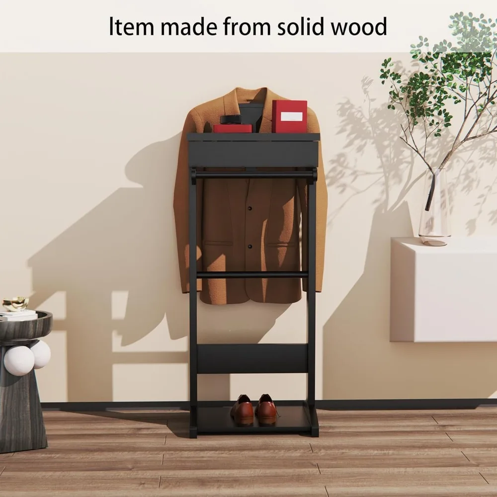 wooden valet stand clothes wit - Men Shoes Rack review and price