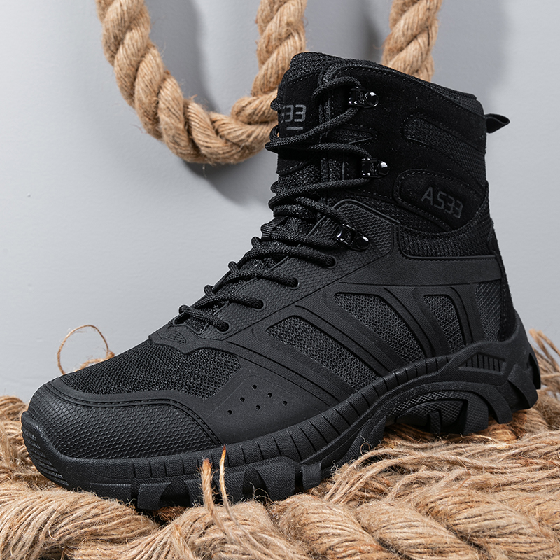 Men Tactical Boots Lace Up Des - Men Shoes Office review and price