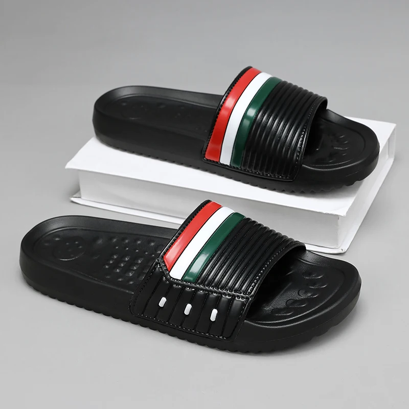 Men Shoes EVA Striped Slippers - Men'S Shoes Cloud review and price