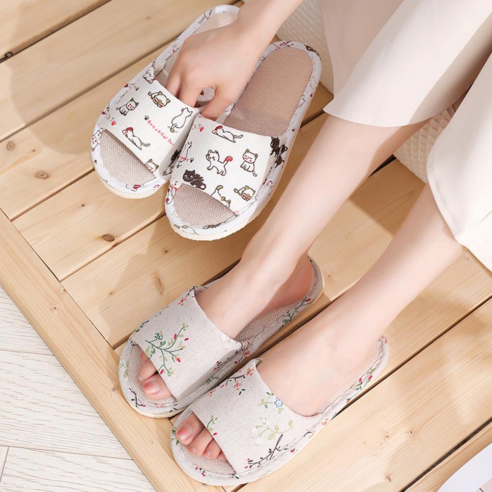 Women Flax Slippers Home Slipp - Men Shoes Men review and price