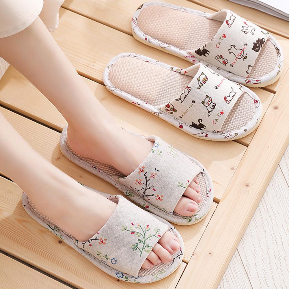 Women Flax Slippers Home Slipp - Men Shoes Men review and price