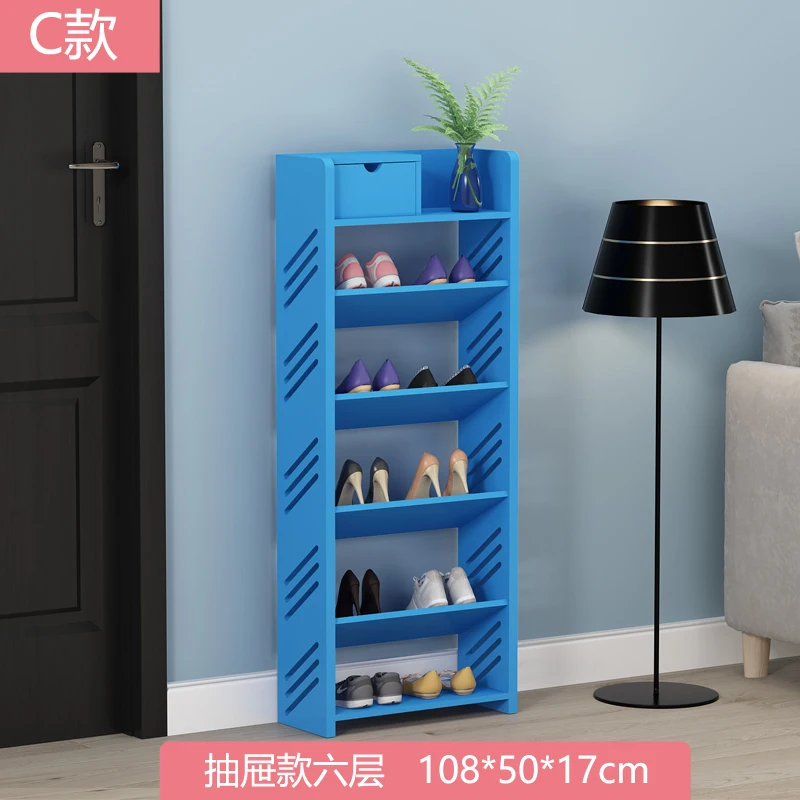Fashion Simple Ultra-Narrow Ob - Men Shoes Rack review and price