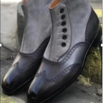 Men's Leather Suede Chelsea Bo - Men Shoes Marks review and price