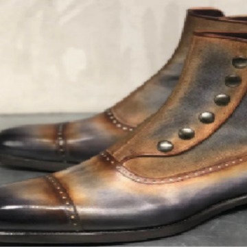 Men's Leather Suede Chelsea Bo - Men Shoes Marks review and price