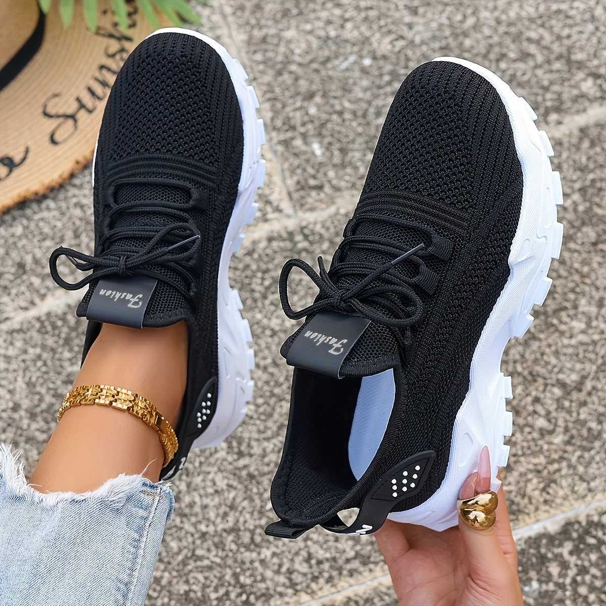 Breathable Knit Sneakers Fashi - Men Shoes Marks review and price