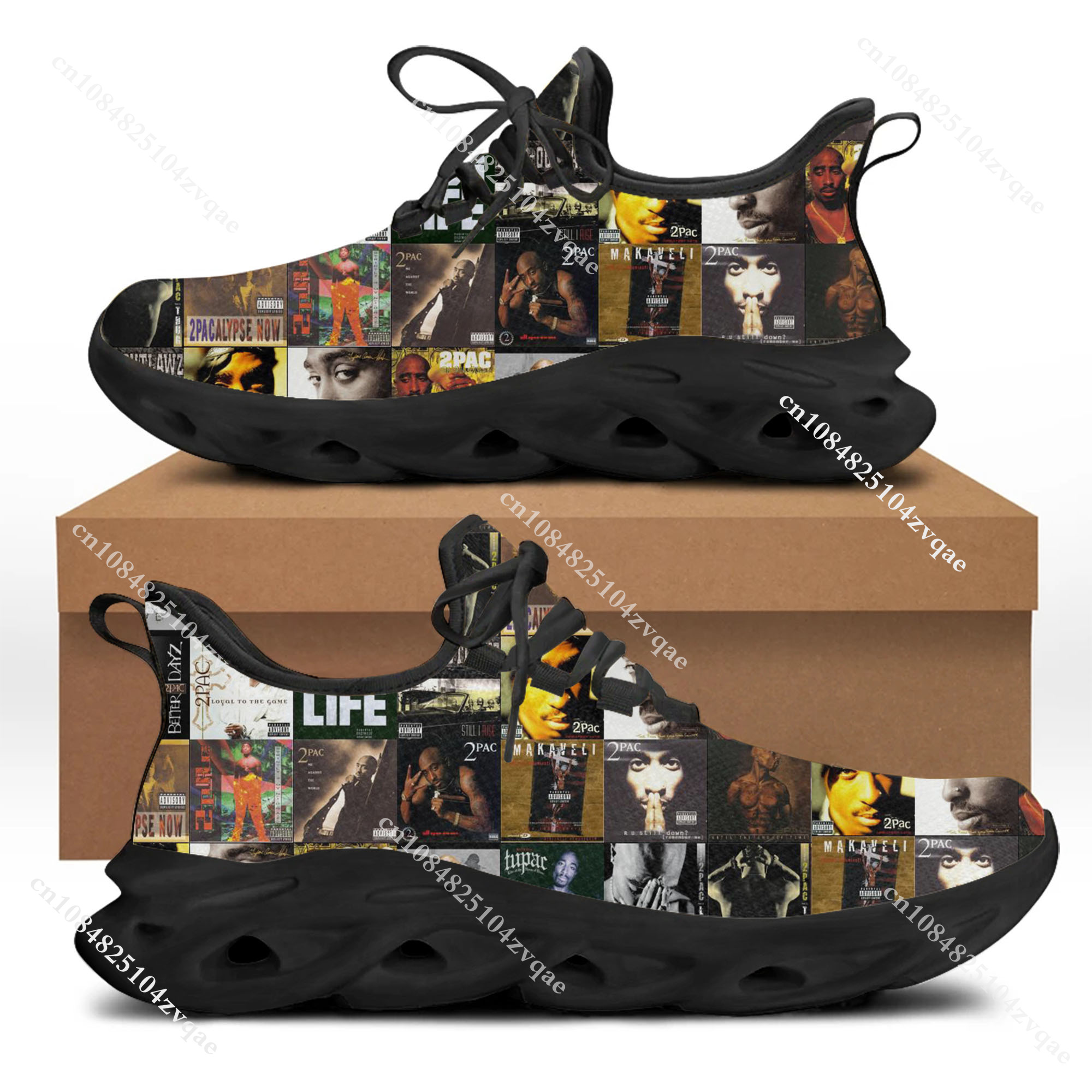 Tupac Rapper 2Pac Flats Sneake - Men Shoes Runners review and price