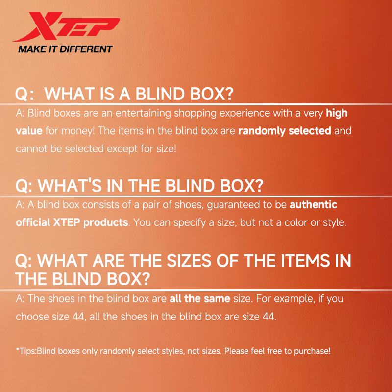 Xtep Hot Mystery Box For Men W - Men'S Shoes Limited Edition review and price