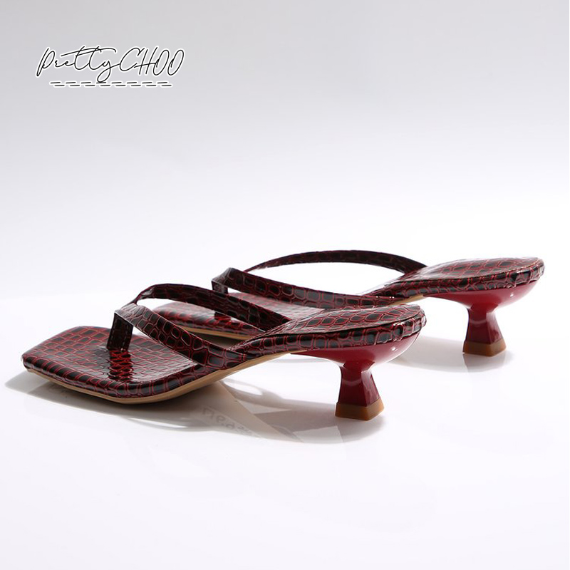 Crocodile Print Kitten Heel Fl - Men Shoes Men review and price